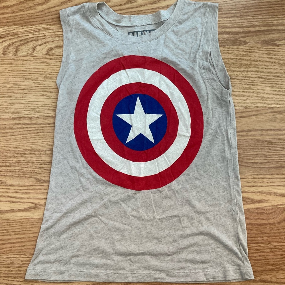 Captain America marvel muscle tank top